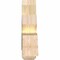 Ekena Millwork Alberta Rough Sawn Timber Gable Bracket, Douglas Fir, 60"W x 22"H x 6"D x 6"F, 9/12 Pitch GBW060X22X0606ALB00RDF - alternate 3